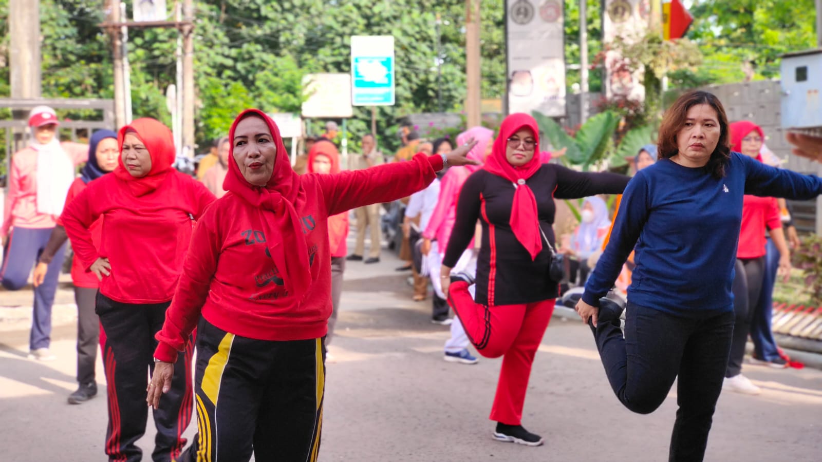 Kegiatan Rutin Senam di Kecamatan Medan Sunggal (12/05)
